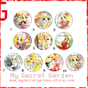 Candy Candy キャンディ・キャンディ Anime Pinback Button Badge Set 2a or 2b ( or Hair Ties / 4.4 cm Badge / Magnet / Keychain Set )